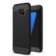 Púzdro CARBON CASE pre SAMSUNG GALAXY S7 EDGE (G935F) - čierne