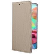 Púzdro knižkové SMART BOOK CASE pre SAMSUNG GALAXY A71 (A715F) - zlaté