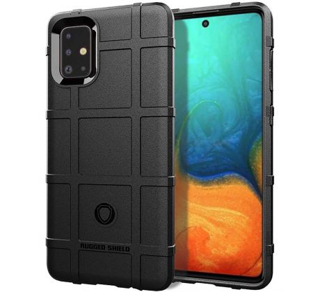 Púzdro (Zadný kryt) RUGGED SHIELD pre SAMSUNG GALAXY A71 (A715F) - čierne