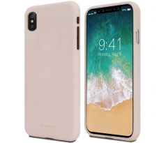 Púzdro MERCURY SOFT FEELING TPU pre MOTOROLA MOTO E6 PLUS - pieskový