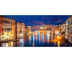 Puzzle The Grand Canal by Night, Venice - 600 dielikov