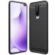 Púzdro CARBON CASE pre XIAOMI REDMI K30/POCO X2 - čierne