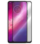 Tvrdené sklo 5D FULL COVER (full glue) 9H PRO (TG) pre MOTOROLA ONE HYPER - čierne