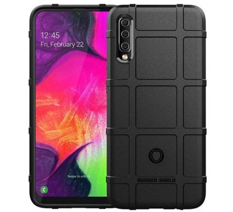 Púzdro (Zadný kryt) RUGGED SHIELD pre SAMSUNG GALAXY A70 (A705F) - čierne