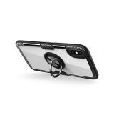 Púzdro CARBON RING CASE pre HUAWEI Y5 (2019)/HONOR 8S - čierne