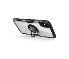 Púzdro CARBON RING CASE  pre HUAWEI Y5 (2019)/HONOR 8S - čierne