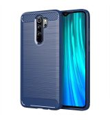 Púzdro CARBON CASE pre XIAOMI REDMI NOTE 8 PRO - modré