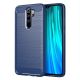 Púzdro CARBON CASE pre XIAOMI REDMI NOTE 8 PRO - modré