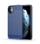 Púzdro CARBON CASE pre APPLE IPHONE 11 (6,1") - modré