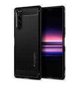 Púzdro SPIGEN RUGGED ARMOR™ pre SONY XPERIA 5 - čierne