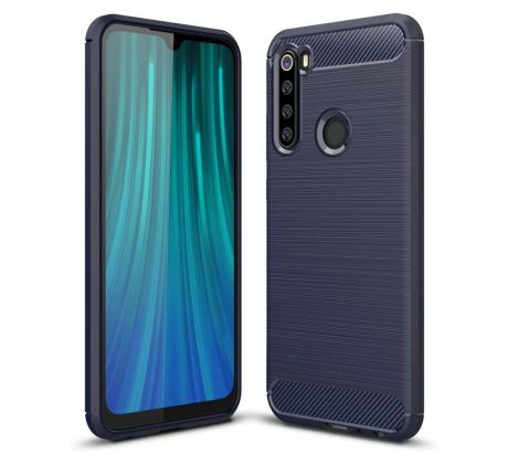 Púzdro CARBON CASE pre XIAOMI REDMI NOTE 8 - modré