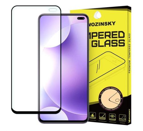 Tvrdené sklo WOZINSKY 5D FULL COVER (full glue) 9H PRO (TG) pre XIAOMI REDMI K30/POCO X2 - čierne