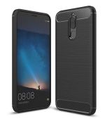 Púzdro FORCELL CARBON pre HUAWEI MATE 10 LITE - čierne