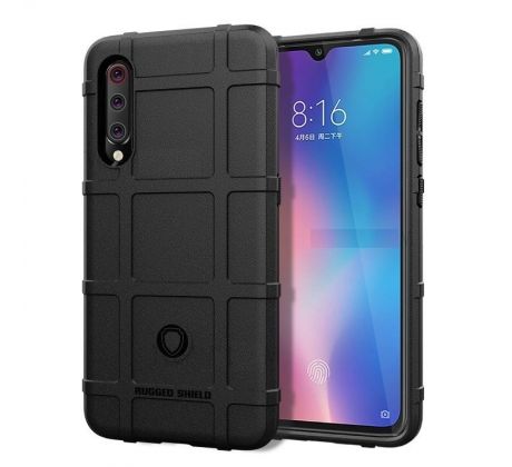 Púzdro (Zadný kryt) RUGGED SHIELD pre XIAOMI Mi 9 - čierne