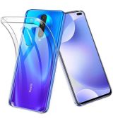Púzdro SILIKÓNOVÉ BACK GEL MATT pre XIAOMI REDMI K30/POCO X2  - transparentné