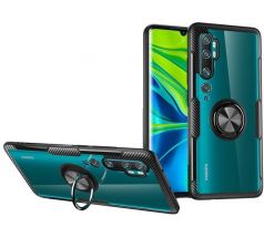 Púzdro CARBON RING CASE pre XIAOMI Mi NOTE 10 - čierne
