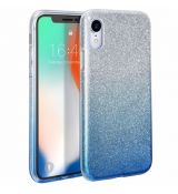 Púzdro SHINING CASE pre HUAWEI HONOR 9X - modro strieborné