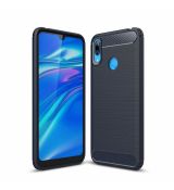 Púzdro CARBON CASE pre HUAWEI Y6 (2019)Y6s/HONOR 8A - modré