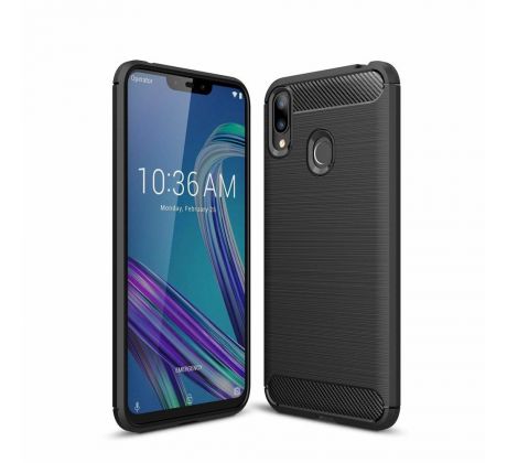 Púzdro CARBON CASE pre ASUS ZENFONE MAX PRO M2 (ZB631KL) - čierne