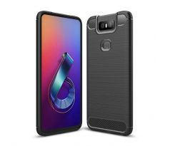 Púzdro CARBON CASE pre ASUS ZENFONE 6 (ZS630KL) - čierne