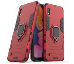 Púzdro ARMOR RING CASE pre SAMSUNG GALAXY A10 (A105F) - červené