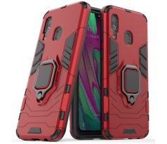 Púzdro ARMOR RING CASE pre SAMSUNG GALAXY A40 (A405F) - červené