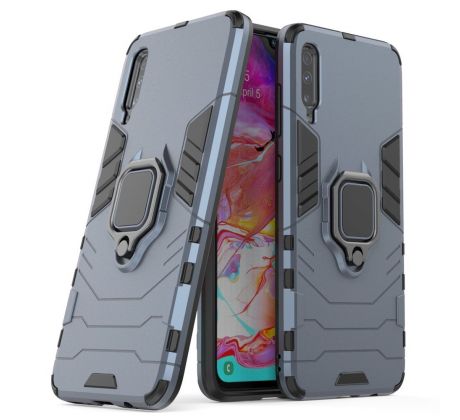 Púzdro ARMOR RING CASE  pre SAMSUNG GALAXY A70 (A705F) - modré