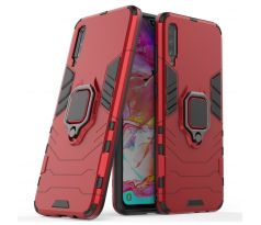 Púzdro ARMOR RING CASE  pre SAMSUNG GALAXY A70 (A705F) - červené