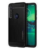 Púzdro SPIGEN RUGGED ARMOR™ pre MOTOROLA MOTO G8 PLUS - čierne