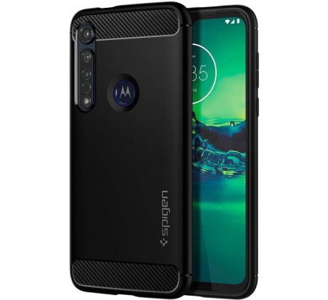 Púzdro SPIGEN RUGGED ARMOR™ pre MOTOROLA MOTO G8 PLUS - čierne