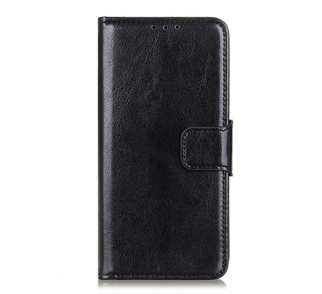 Púzdro knižkové diárové WALLET LEATHER pre XIAOMI REDMI NOTE 8T - čierne