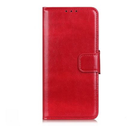 Púzdro knižkové diárové WALLET LEATHER pre XIAOMI REDMI NOTE 8T - červené