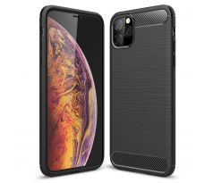 Púzdro CARBON CASE pre APPLE IPHONE 11 (6,1") - čierne