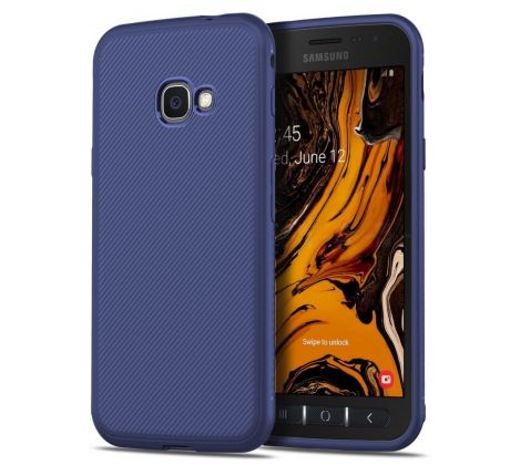 Púzdro TWILL TEXTURE pre SAMSUNG GALAXY XCOVER 4 (G390F)/XCOVER 4s (G398F) - modré