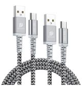 Kábel DUX DUCIS USB TYP -C 1M+2M - čierny nylon