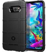 Púzdro (Zadný kryt) RUGGED SHIELD pre LG K50s - čierne