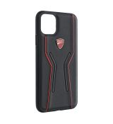Originálne púzdro DUCATI LEATHER SUPERBIKE D6 DU-TPUPCIP11R-SB/D6-BK pre APPLE IPHONE 11 (6,1") - čierne