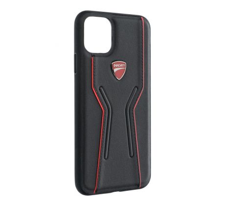 Originálne púzdro DUCATI LEATHER SUPERBIKE D6 DU-TPUPCIP11R-SB/D6-BK pre APPLE IPHONE 11 (6,1") - čierne