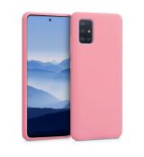Púzdro SILIKÓNOVÉ BACK GEL MATT pre SAMSUNG GALAXY A71 (A715F) - ružové