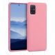 Púzdro SILIKÓNOVÉ BACK GEL MATT pre SAMSUNG GALAXY A71 (A715F) - ružové