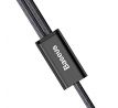 Kábel BASEUS RAPID SERIES 2in1 MICRO USB + LIGHTNING 3A 1,2m - čierny