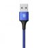 Kábel BASEUS RAPID SERIES 2in1 MICRO USB + LIGHTNING 3A 1,2m - modrý