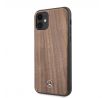 MERCEDES BENZ WOOD BACK CASE (MEHCN61VWOLB) pre APPLE iPHONE 11 (6,1")