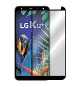 Tvrdené sklo 5D FULL COVER (full glue) 9H PRO (TG) pre LG K40s - čierne