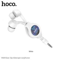 Teleskopické slúchadlá HOCO M68 - biele