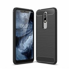 Púzdro CARBON LUX pre NOKIA 5.1 PLUS (X5 2018) - čierne