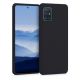 Púzdro SILIKÓNOVÉ BACK GEL MATT pre SAMSUNG GALAXY A71 (A715F) - čierne