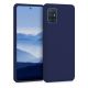 Púzdro SILIKÓNOVÉ BACK GEL MATT pre SAMSUNG GALAXY A71 (A715F) - modré