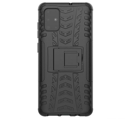 Púzdro PANZER CASE pre SAMSUNG GALAXY A71 (A715F)  - čierne