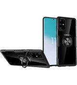 Púzdro CARBON RING CASE pre SAMSUNG GALAXY A71 (A715F) - čierne
